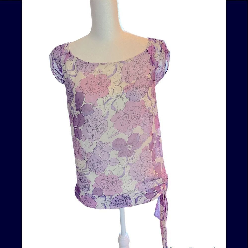 Ann Taylor Loft floral blouse